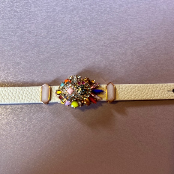 Host Pick / NWT - Keep Collective - blush/champagne leather band with charms - Picture 1 of 7